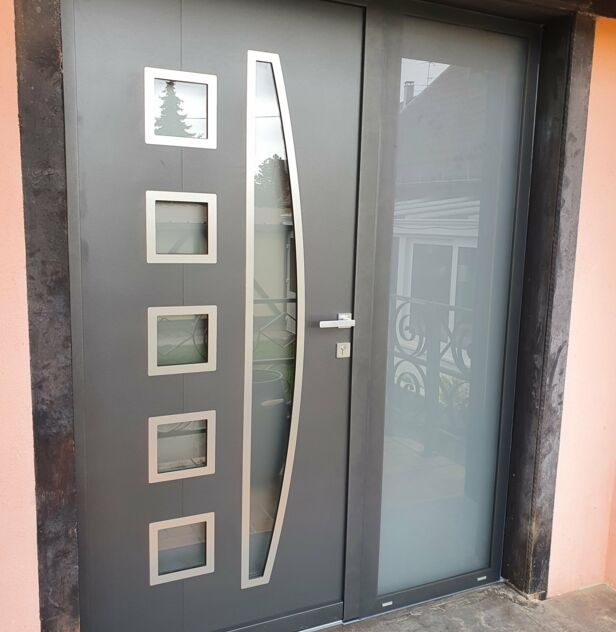 Porte d'entrée Aluminium